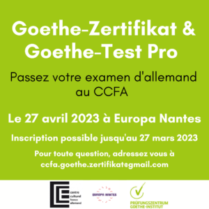 [CCFA] 27/03 // Goethe-Zertifikat & Goethe-test Pro